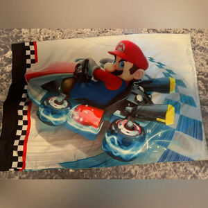 Nintendo Super Mario‎ Cart Polyester Imported Standard Size Pillow Case Gaming